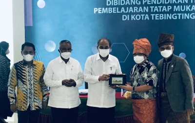 Kemendikbudristek Apresiasi Pemko Tebing Tinggi Terus Dorong Pelaksanaan PTM Terbatas