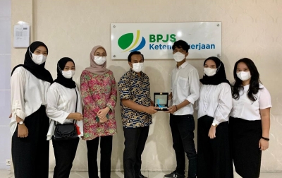 Lima Mahasiswa Magang di BPJS Ketenagakerjaan