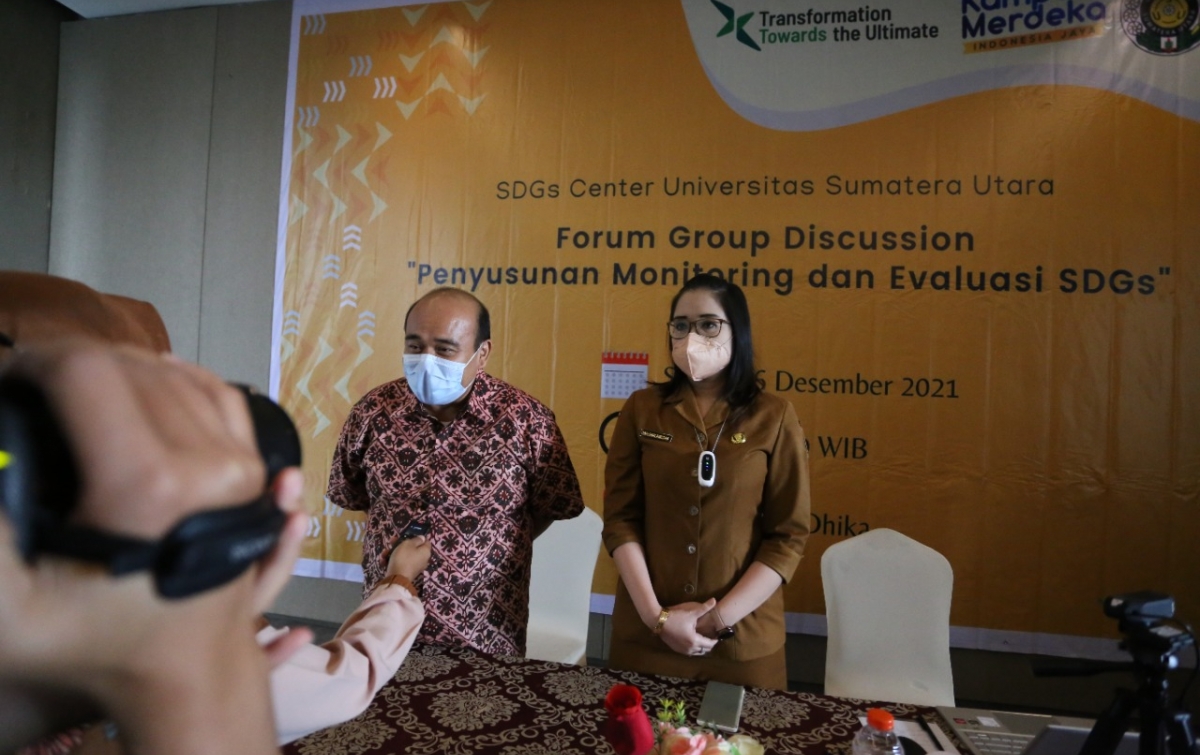SDGs Center USU-Bappeda Berkomitmen Mempercepat Capaian Sustainable Development Goals di Sumatera Utara