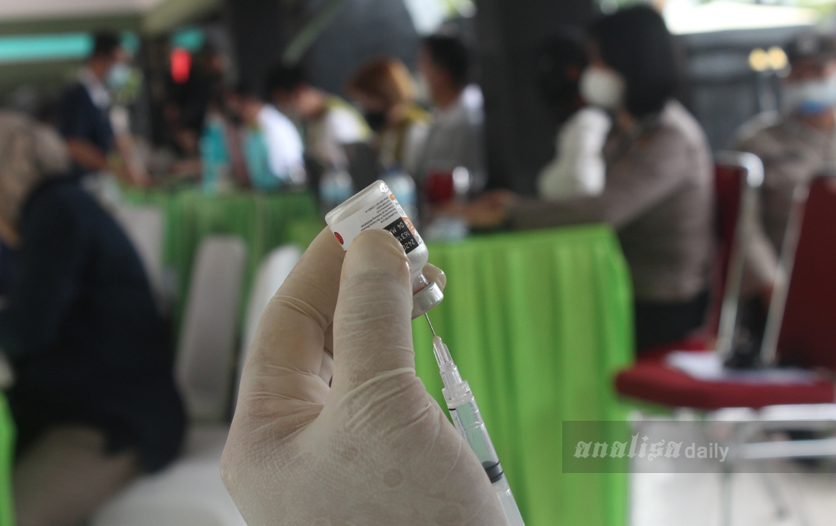 Vaksinasi Tahap Kedua di Kota Medan 67,96 persen