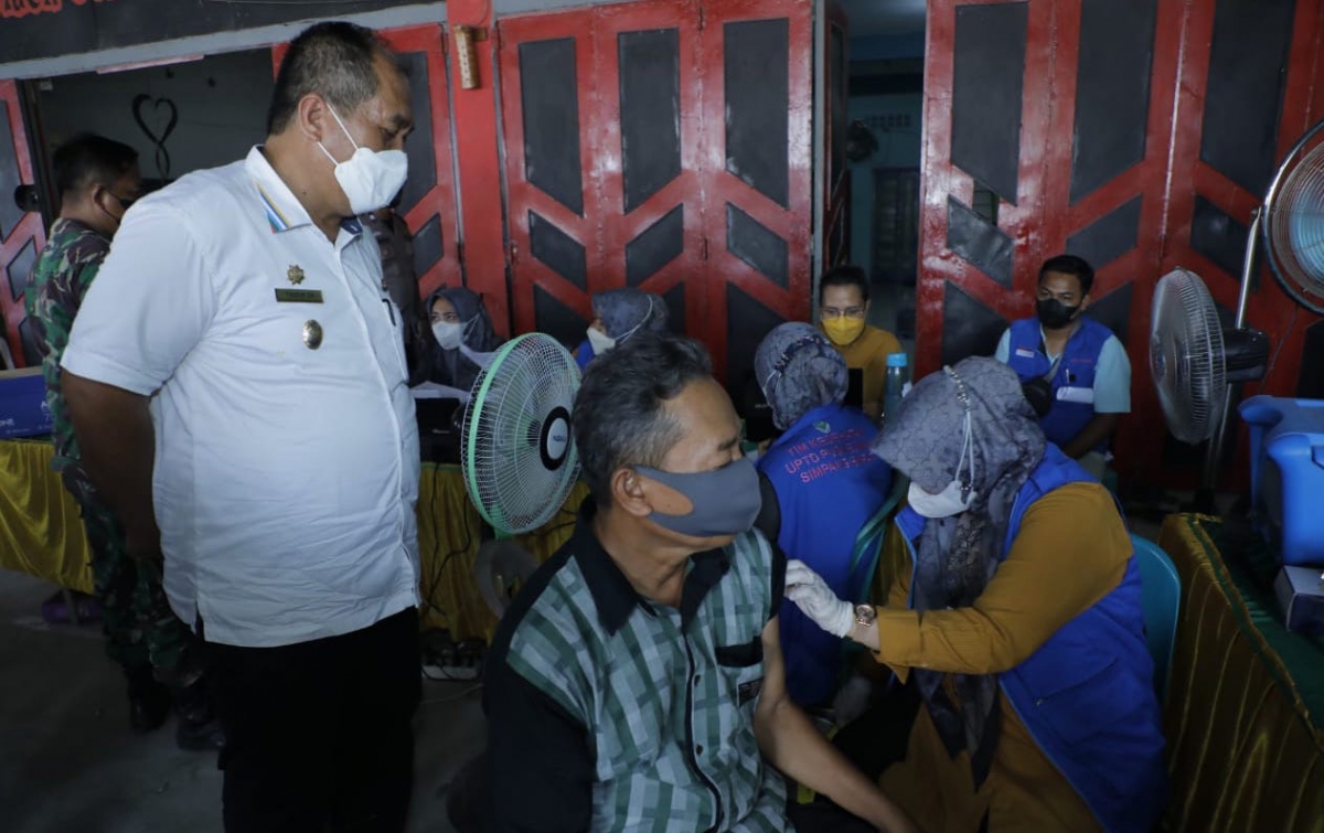 Wabup Asahan Tinjau Pelaksanaan Vaksinasi Covid-19