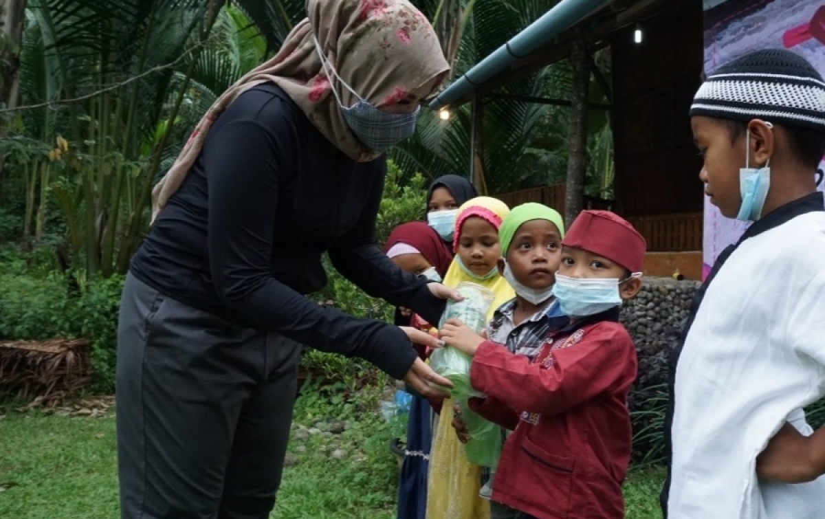 Kampaye Anti Plastik, Bhayangkari Cabang Langkat Edukasi Anak Usia Dini
