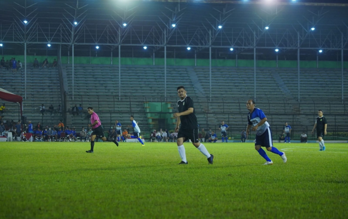 Pertandingan Silaturahmi, Pemko Medan Kalahkan Pemkab Tapteng 3-0