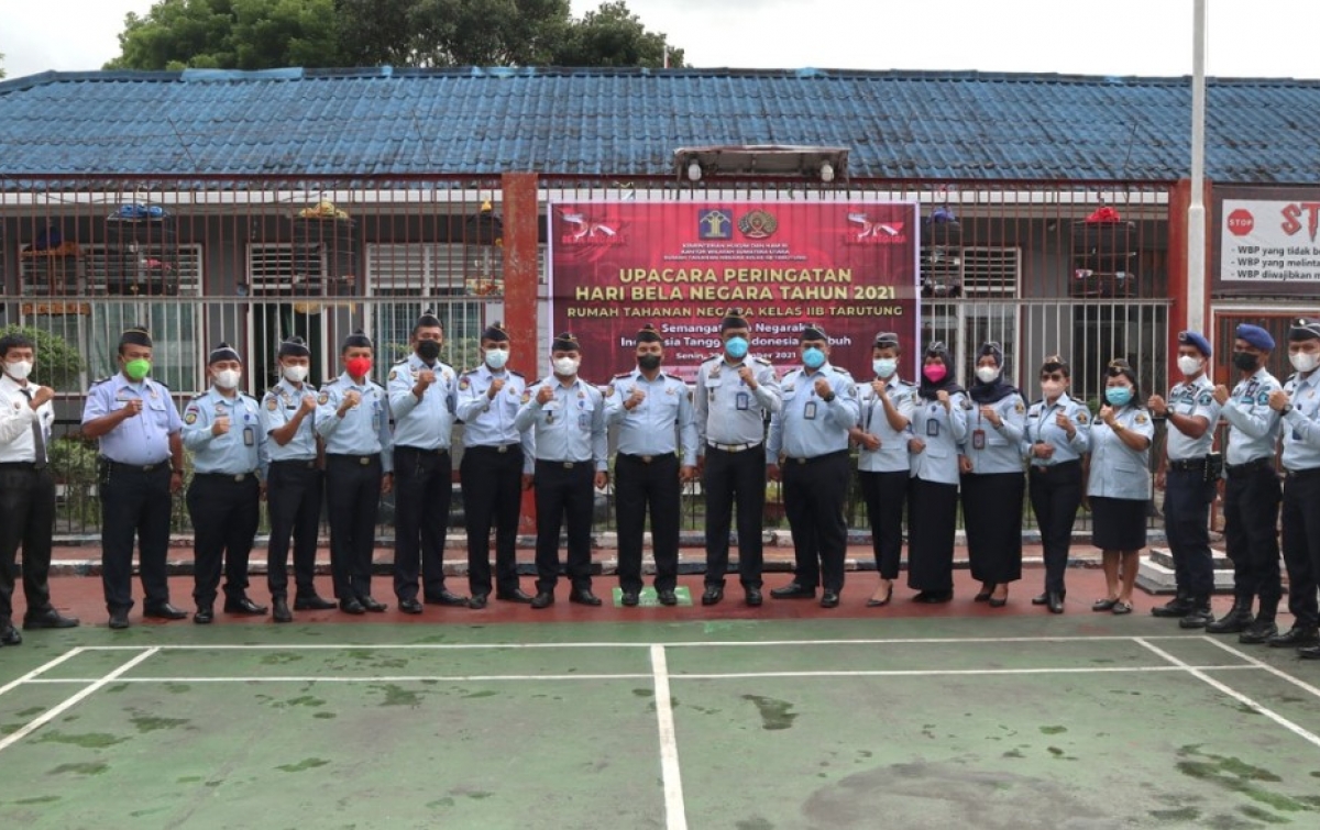 Pesan Kepala Rutan Tarutung dalam Peringatan Hari Bela Negara