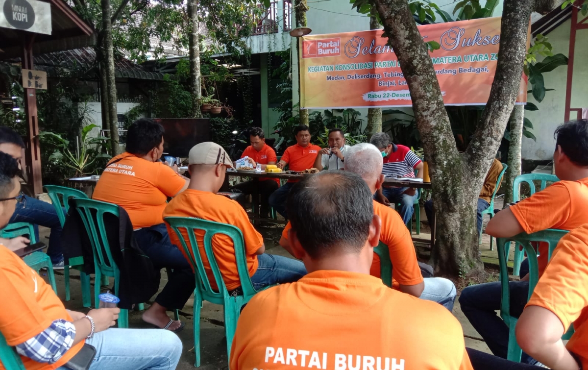 Partai Buruh Sumut Konsolidasi Akbar, 31 Kabupaten Kota Sudah Ada Pengurus
