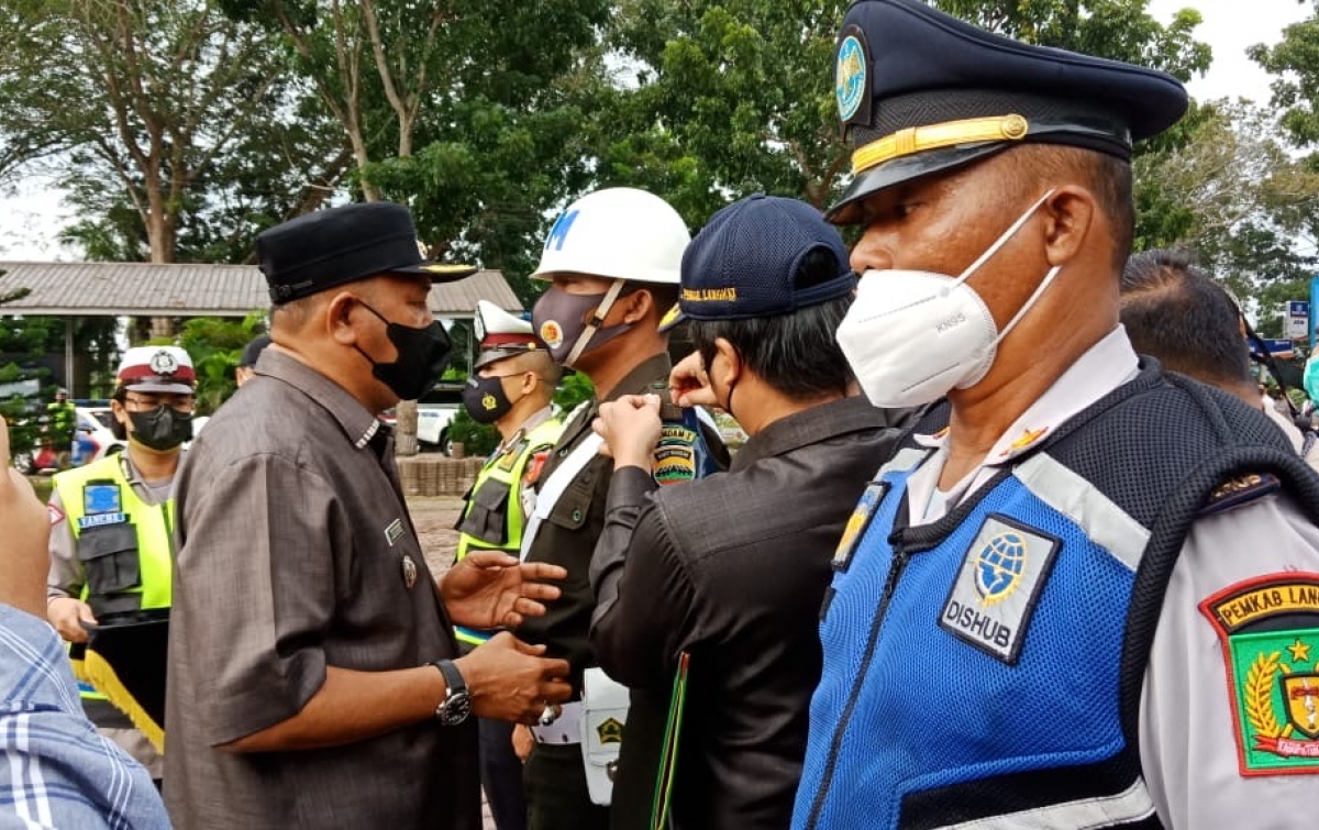 Polres Langkat Gelar Apel Pasukan Pengamanan Nataru