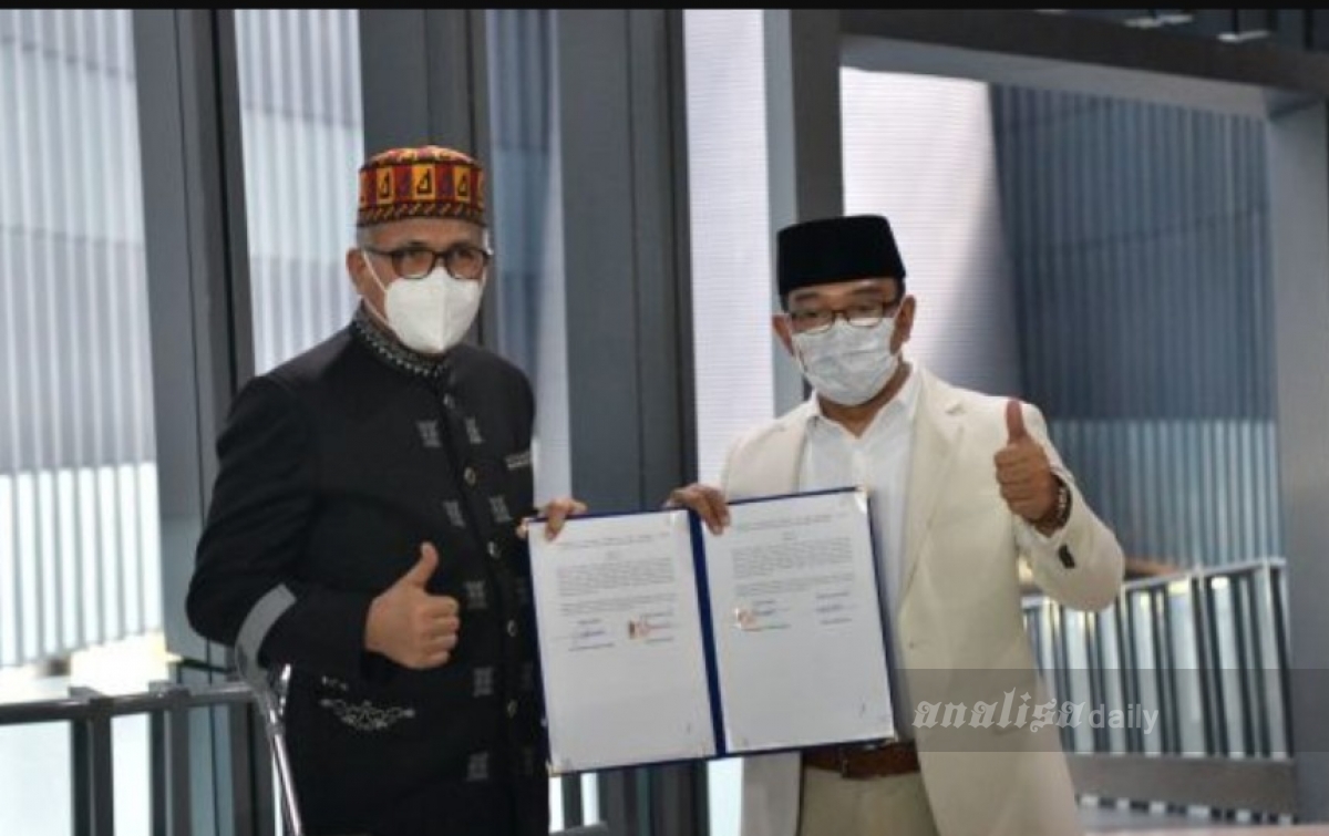 Aceh dan Jawa Barat Teken Kerjasama Pengembangan 12 Potensi Daerah