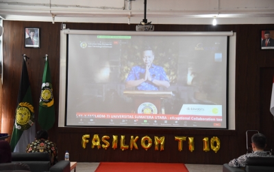 Rektor USU: Teknologi Informasi Kini Kian Dibutuhkan dalam Kehidupan