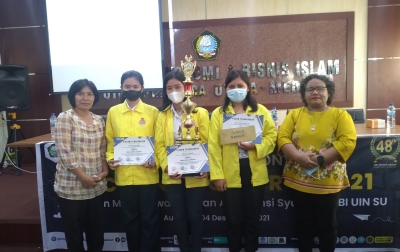 UDA Juara II Lomba Accounting Fair 2021 UINSU