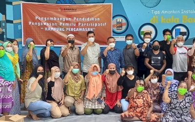 Bawaslu Sumut Sosialisasi Pengawasan Pemilu di Kampung Sejahtera