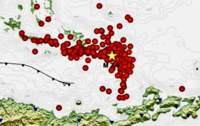 267 Gempa Susulan Terjadi di Laut Flores