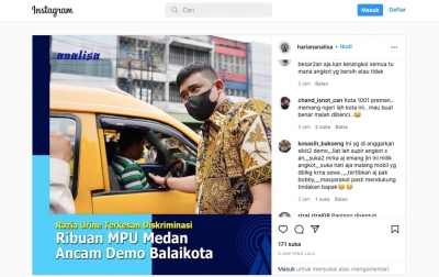 Warganet Dukung Bobby Nasution Terapkan Tes Urine Sopir Angkot Saat Razia