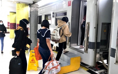 KAI Divre I Sumut Operasikan Kereta Api Sesuai Protokol Kesehatan Saat Nataru