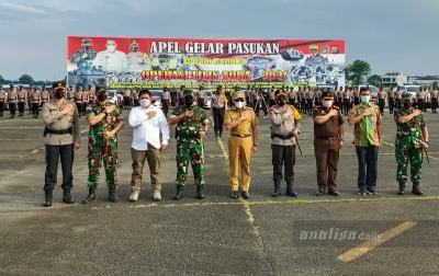 Pimpin Apel Pengamanan, Edy: Tetap Fokus Tekan Kasus Covid-19