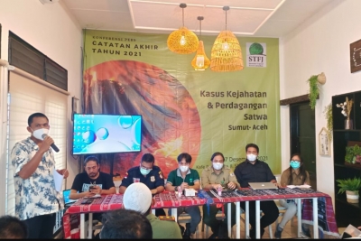 STFJ: Sepanjang 2021 Perdangangan Satwa Masih Tinggi di Sumut dan Aceh