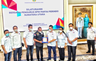 Silaturahmi ke Edy Rahmayadi, Perindo Siap Kolaborasi Wujudkan Sumut Bermartabat