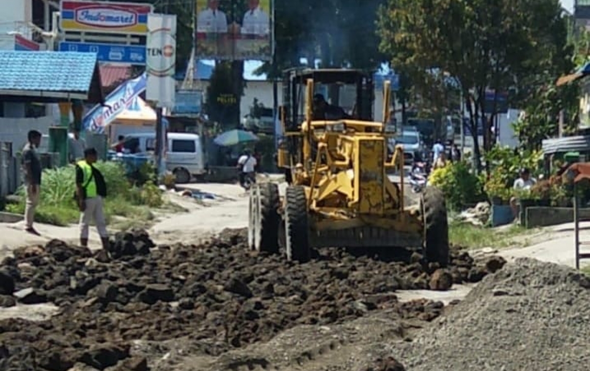 Jalan Siantar Raya Ditambal