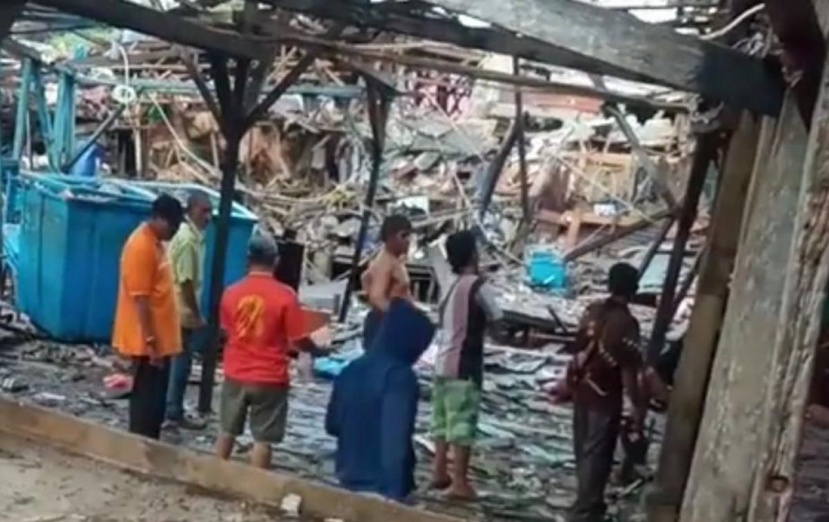 Ledakan di Sibolga, 3 Orang Jadi Korban