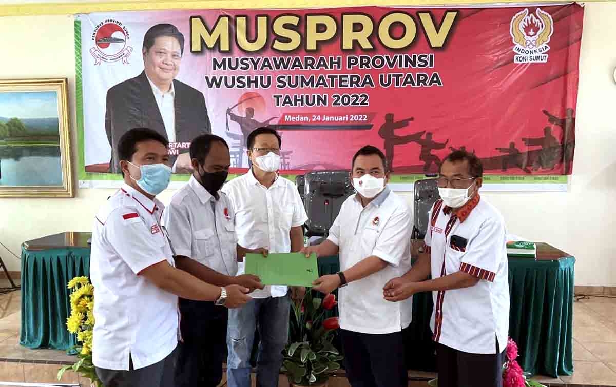 Darsen Song Kembali Pimpin Wushu Sumut