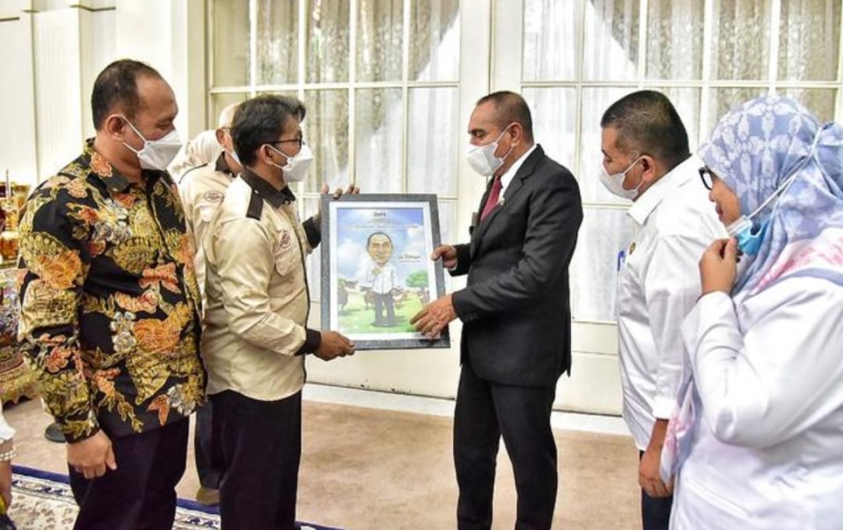 Bahas Isu Peternakan, ISPI Sumut Audiensi dengan Gubernur Edy