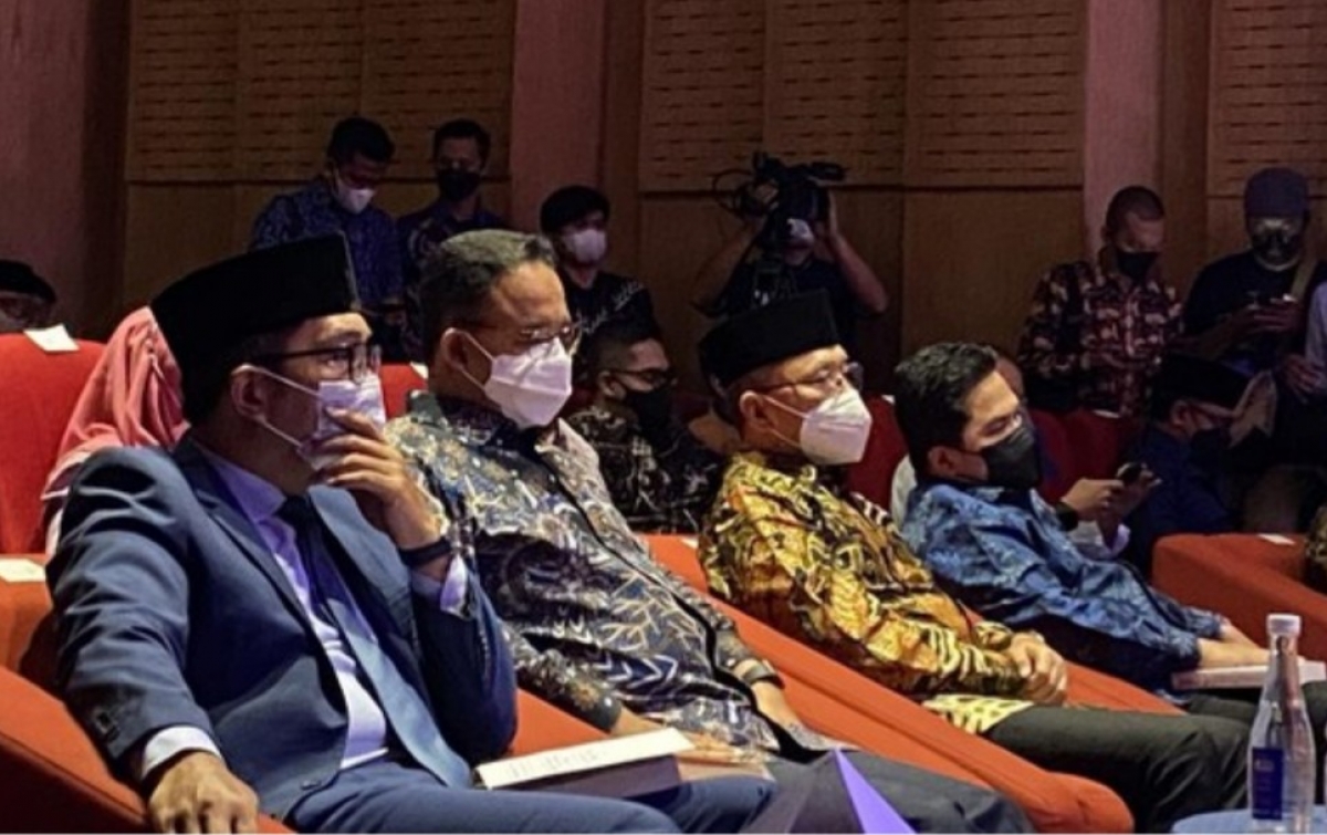 Dalam Sehari Anies-RK Dua Kali Tampil Bareng