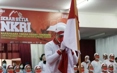 Sepanjang 2021, Sebanyak 122 Narapidana Terorisme Berikrar Setia pada NKRI