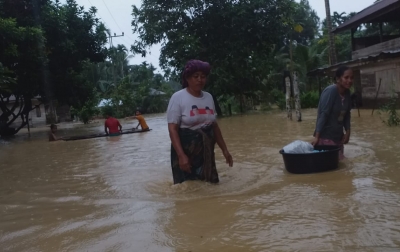 2.751 Jiwa Mengungsi Akibat Banjir Meluas di Aceh Timur