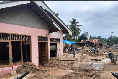 Banjir Bandang di Batanglubu Sutam, 431 Rumah Rusak
