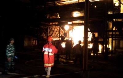 Pabrik Kelapa Sawit Dolok Ilir Terbakar, Polisi Lakukan Penyelidikan