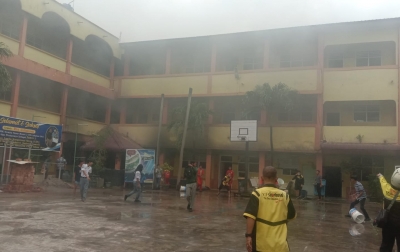 Kantin Sekolah Sinar Husni Terbakar, Tidak Ada Korban Jiwa