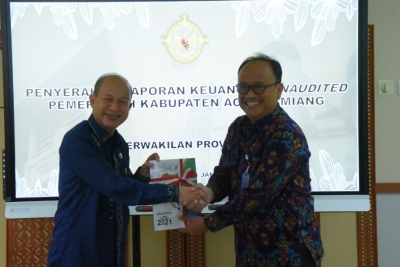 LKPD Aceh Tamiang Tercepat di Aceh dan Keenam Nasional