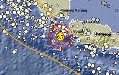 Gempa Magnitudo 6,7 Getarkan Banten
