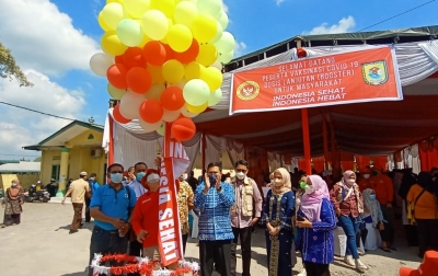Kabinda Sumut Launching Vaksinasi Booster di Sergai