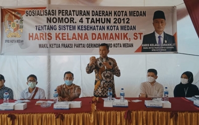 Temui Konstituen, Haris Kelana Sosialisasi Perda Tentang Sistem Kesehatan