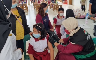 Tanoto Foundation Dukung Pemerintah Dalam Percepatan Vaksinasi Anak di Medan