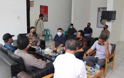 PWI Paluta Audiensi dengan Kapolres Tapanuli Selatan