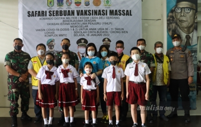 Safari Serbuan Vaksinasi Massal untuk Pelajar TK