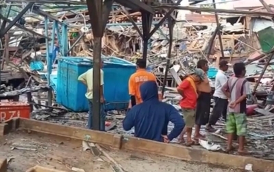 Ledakan Hancurkan Gudang di Sibolga, Polisi Selidiki Penyebabnya