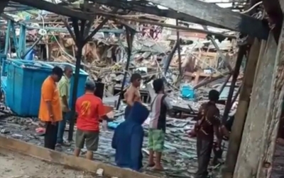 Ledakan di Sibolga, 3 Orang Jadi Korban