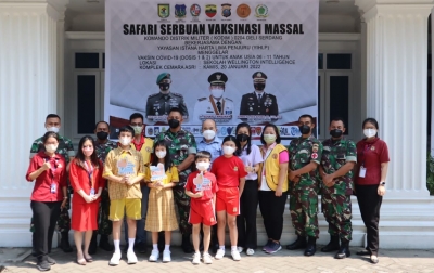 Safari Serbuan Vaksinasi Massal Covid-19 Sukses dan Lancar