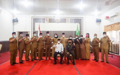 3 Pejabat JPTP Pemkab Palas Dilantik