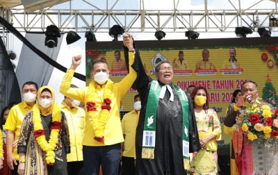 Perayaan Natal Oikumene Balige, Bukti Golkar Sebagai Partai Nasionalis untuk Semua Agama