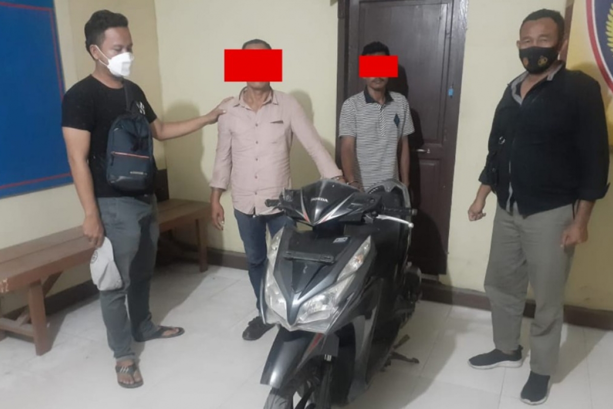 Polsek Air Joman Tangkap Dua Pelaku Curanmor