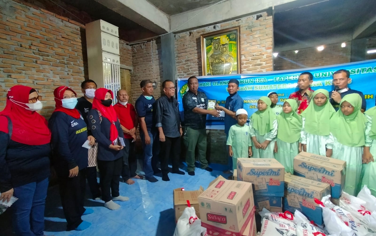 Ikafaperika Unri Sumut Berbagi di Panti Asuhan