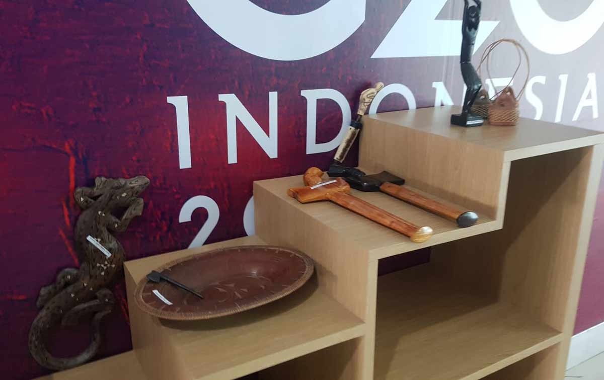 Kerajinan Tangan Warga Ditampilkan untuk Menyambut Delegasi G20