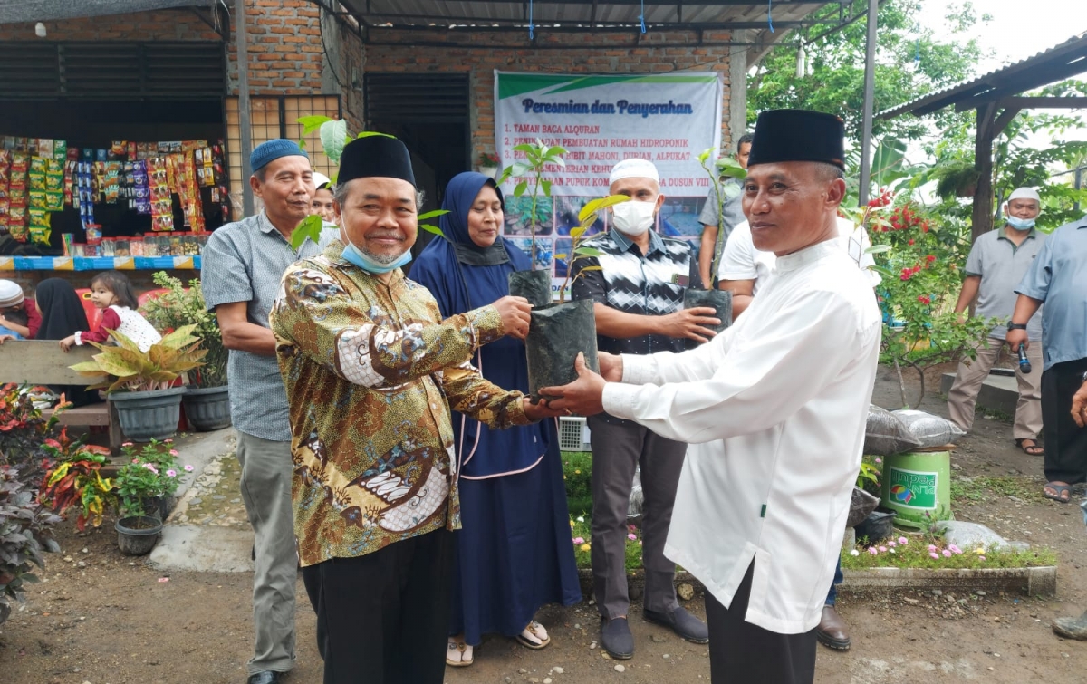 Warga Medan Krio Olah Sampah Jadi Pupuk Organik