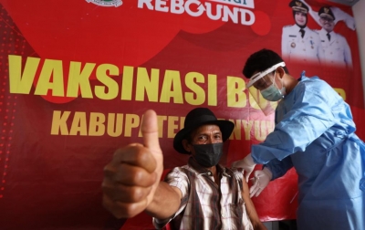 Sebanyak 184,68 Juta Penduduk Indonesia Telah Vaksinasi Covid-19