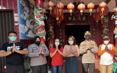 Kapolsek Medan Helvetia: Perayaan Imlek Aman dan Kondusif