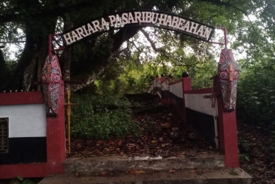 Pagar Tambak Hariara Pasaribu Habeahan Selesai Dibangun