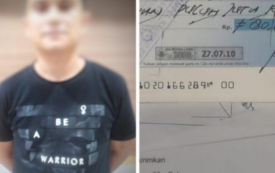 Bayar Hutang Pakai Cek Kosong, Warga Aceh Besar Ditangkap Polisi